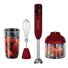 Russell Hobbs Desire 3 in 1 Hand Blender - Merah