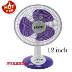 SANEX Kipas Angin 12 inch Model Duduk/ Desk Fan FR1287 WARNA UNGU