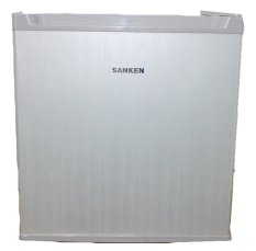 Sanken Kulkas Mini Portabel SN118DN - Silver - Khusus JABODETABEK