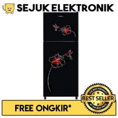 Sanken SK-G255-BK Kulkas 2 Pintu 250 Liter - Hitam (Khusus Jadetabek)