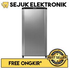 Sanken SKV-191A-SB Kulkas 1 Pintu 190L-Silver (Khusus Jadetabek)