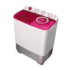 Sanken TW-882PK Mesin Cuci 2 Tabung 7 Kg - Putih Pink - Khusus Jabodetabek