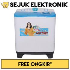 Sanken TW-9880 Mesin Cuci 2 Tabung 7.5 kg - Putih (Khusus Jadetabek)