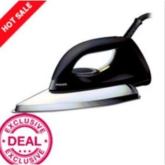 Setrika Philips HD 1173/80 - Setrika Listrik Philips - Hitam - Terbaru