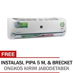 SHARP - AC - Split - 0.5 PK - Plasmacluster Generator HD - Powerfull JetStream - Coanda Gentle Cool Air - Putih