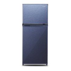 Sharp Kulkas 2 Pintu - SJ-195MD-SG - Silver/Blue - 172L
