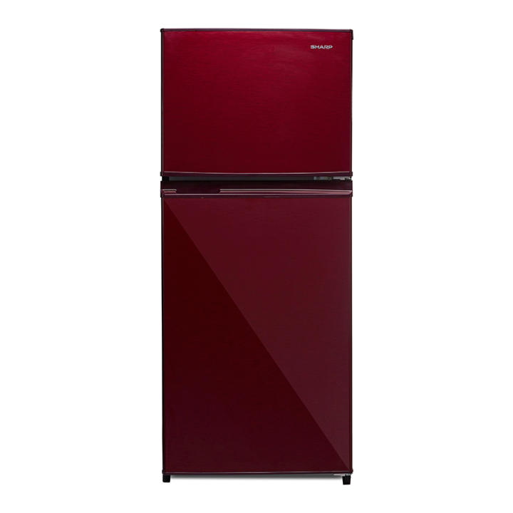 Sharp Kulkas 2 Pintu - SJ-195MD-SR - Red Wine - 172L