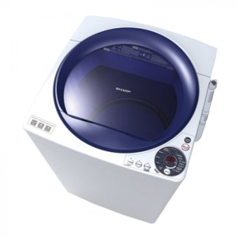 Sharp Mesin Cuci Top Loading 8 Kg - ES-M806P WB - Biru - Khusus