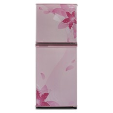 Sharp SJ-236ND-FP (Refrigerator 2 Door Flower Pattern Pink) Kulkas 2 Pintu - Pink
