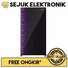 Sharp SJ-X165MG-GB Kulkas / Lemari Es 1 Pintu 133 L - Hitam/Ungu - JADETABEK