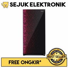 Sharp SJ-X165MG-GR Lemari Es / Kulkas 1 Pintu 133 L - Hitam Merah - JADETABEK