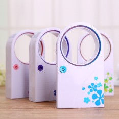 Genggam Sederhana AC Tidak Berdaun Fan Portable USB Dual-use Lantai Kantor Kecil mini Fan (fast Delivery) -Intl