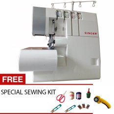 Singer 14SH754 Mesin Jahit Obras Tepi Neci Portable STT.45 + Gratis Paket Hadiah