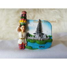 Souvenir Tempelan Magnet Kulkas Bali Denpasar Indonesia - 9539E3
