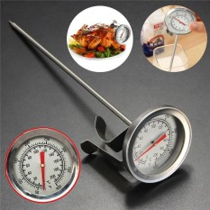 Stainless Steel Oven Memasak BBQ Probe Thermometer Makanan Daging Gauge 200 °C-Intl