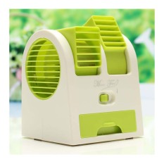 StarHome AC Duduk Mini Portable - Double Blower Mini AC - Kipas Angin Hijau