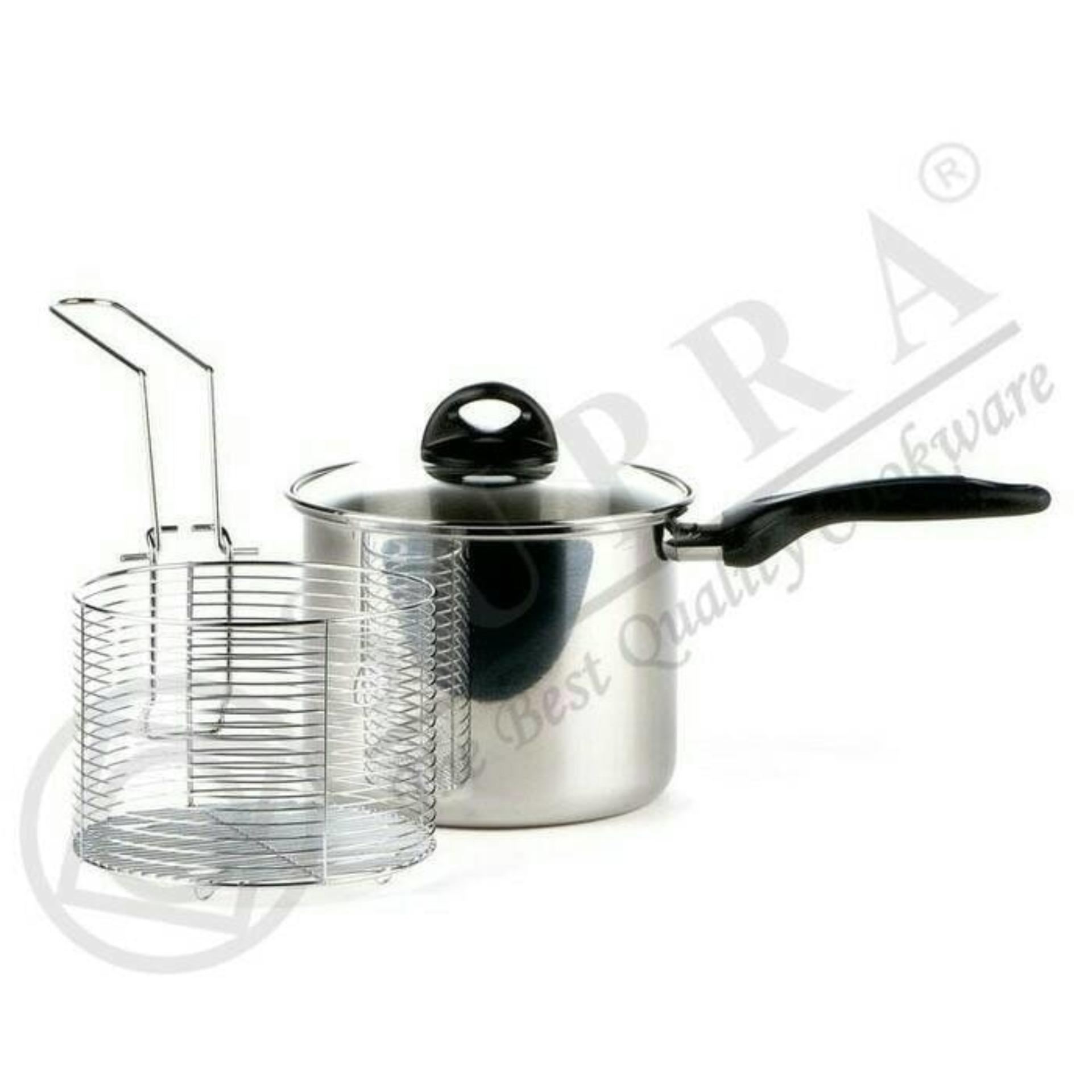 SUPRA Deep Fryer Multi Alat Penggorengan Panci Stainless Steel 20Cm