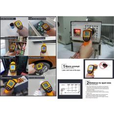 Tembak Ukur Suhu Jarak Jauh tanpa Sentuh Laser Infrared 950 C + Koper