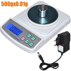 Timbangan Digital Besar Akurasi 0.01g Kapasitas 500g + Power Adaptor