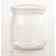 Toples Kaca Mini Selai / Puding : 200 Ml Dengan Tutup - 639Bea