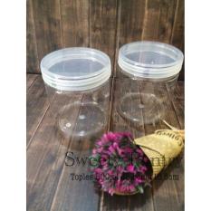 Toples Kue Kering Plastik 500Ml Tutup Transparant - D7C577