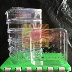 Toples Kue Kering/ Snack Bentuk Persegi Toples Mika 500 Gram - Ab5935