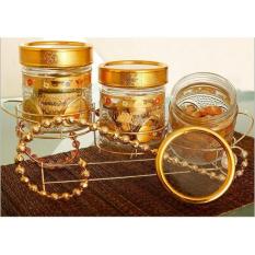 Toples Vicenza Set Isi 3 Pc + Rak Toples - D69737