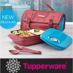 Tupperware Byo / B.Y.O Lunch Set Tempat Makan Lengkap Dapat Tas - E963ab