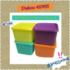 Tupperware Medium Summer Fresh Tempat Makan Sedang (Toples) Diskon 35% - 333Ddc