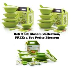 Tupperware Paket 2 Set Blossom Collection Free 1 Set Petite Blossom - D5aaae
