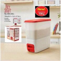 Tupperware Rice Smart Dispenser Tempat Beras Ukuran 10Kg - 66Dccb