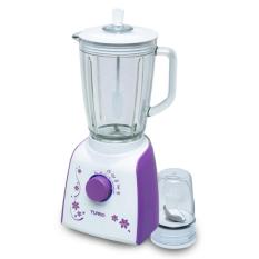 Turbo Blender Gelas Plastik + Drymill EHM 8099/2 - Ungu