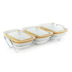 Wadah Saji Penghangat / Pemanas/ Casserole With Rack B751 Vicenza - Aecdc6