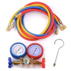 XCSOURCE R134a R12 R22 AC A/C Manifold Gauge Set 1m Colored Hose Air Conditioner HS579