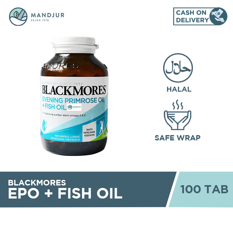 Blackmores Evening Primrose Oil + Fish Oil Lazada Indonesia