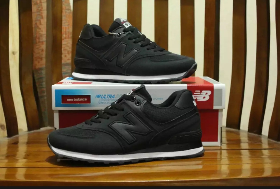 Jual Sepatu New Balance Full Black 