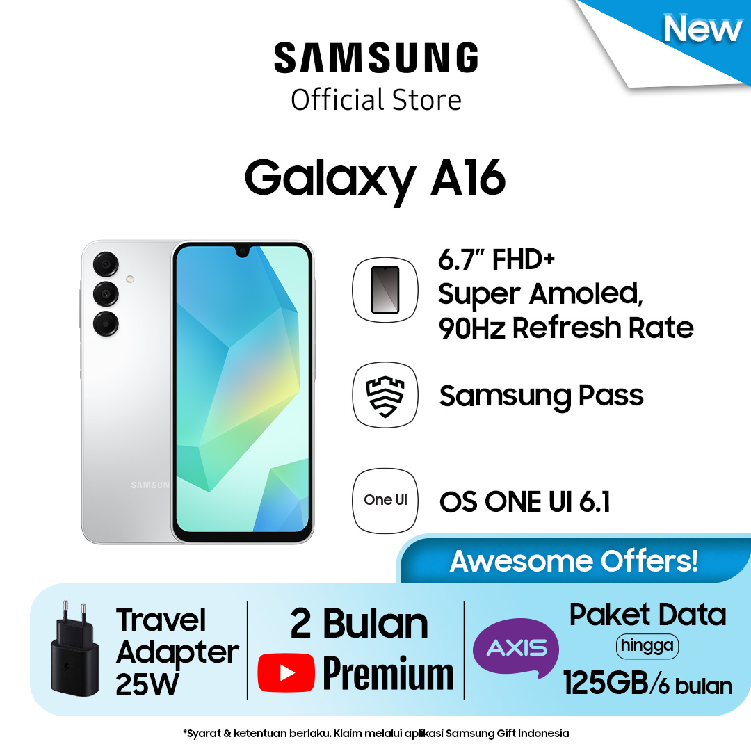 Samsung Galaxy A16 - 8/128GB | Lazada Indonesia