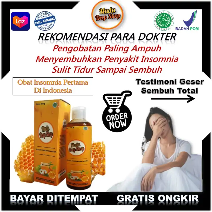 Obat Insomnia Akut Alami Paling Ampuh Herbal Terlaris Madu Deep Sleep Insomnia Obat Susah Tidur Malam Madu Deep Sleep Insomnia Original Lazada Indonesia