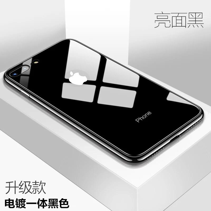 Detik menjadi iphonex Casing HP 7 plus Kaca shell 6 s Apple ID 8 casing silikon XR model baru xsmax Bungkus Penuh anti jatuh
