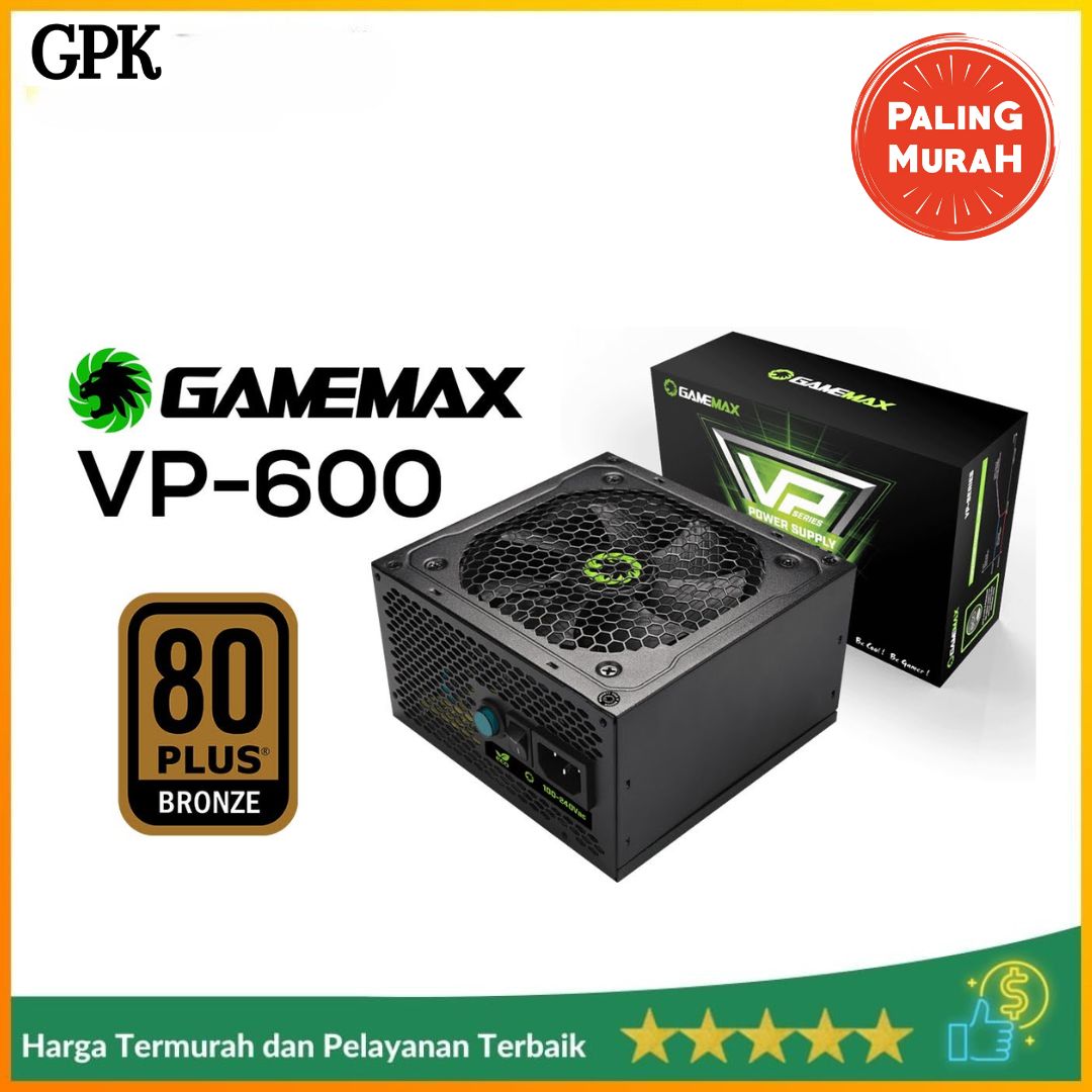 Power Supply 600W Semi Modular 80+ Bronze, GAMEMAX VP-600-RGB