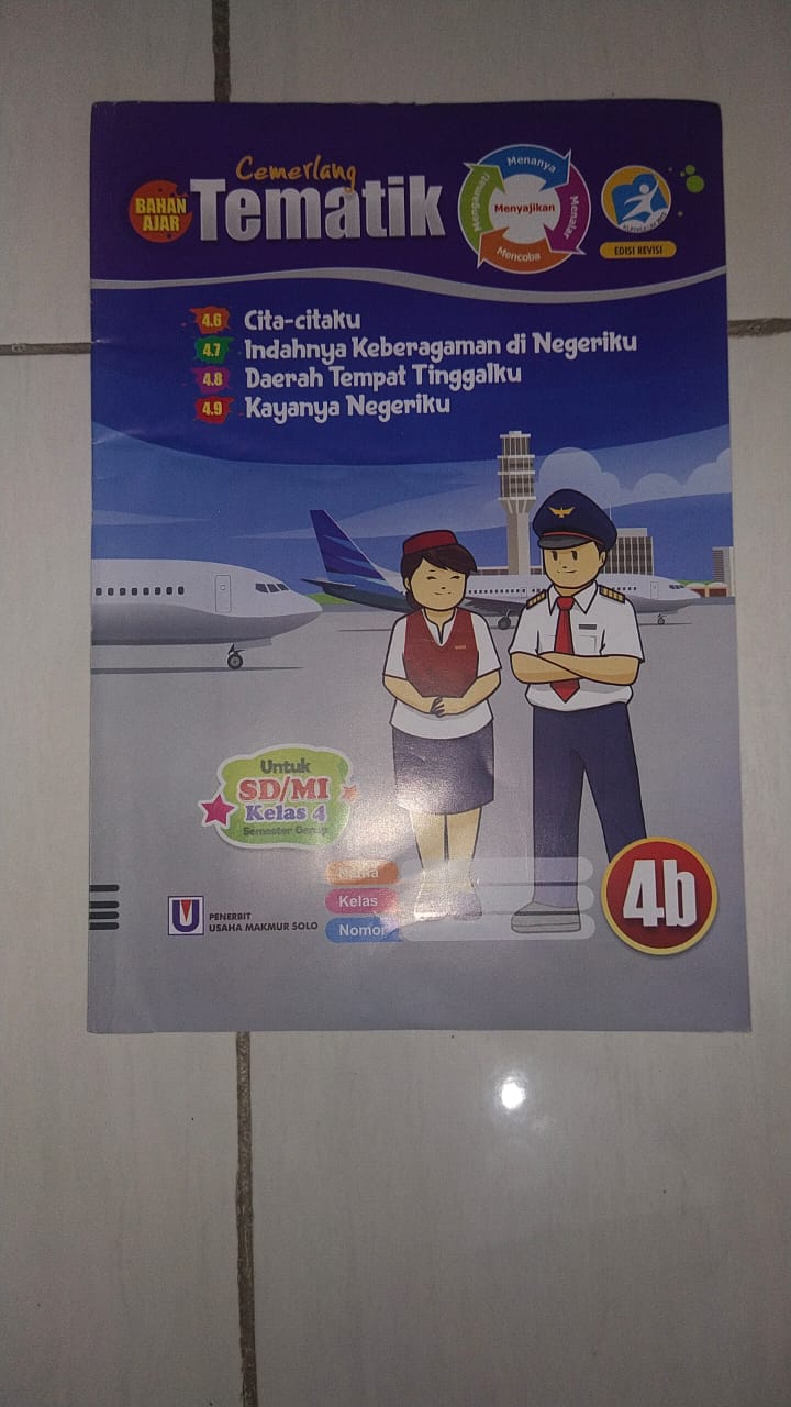 Buku Lks Tematik Cemerlang Sd Mi Kelas 4 Semester Genap Lazada Indonesia
