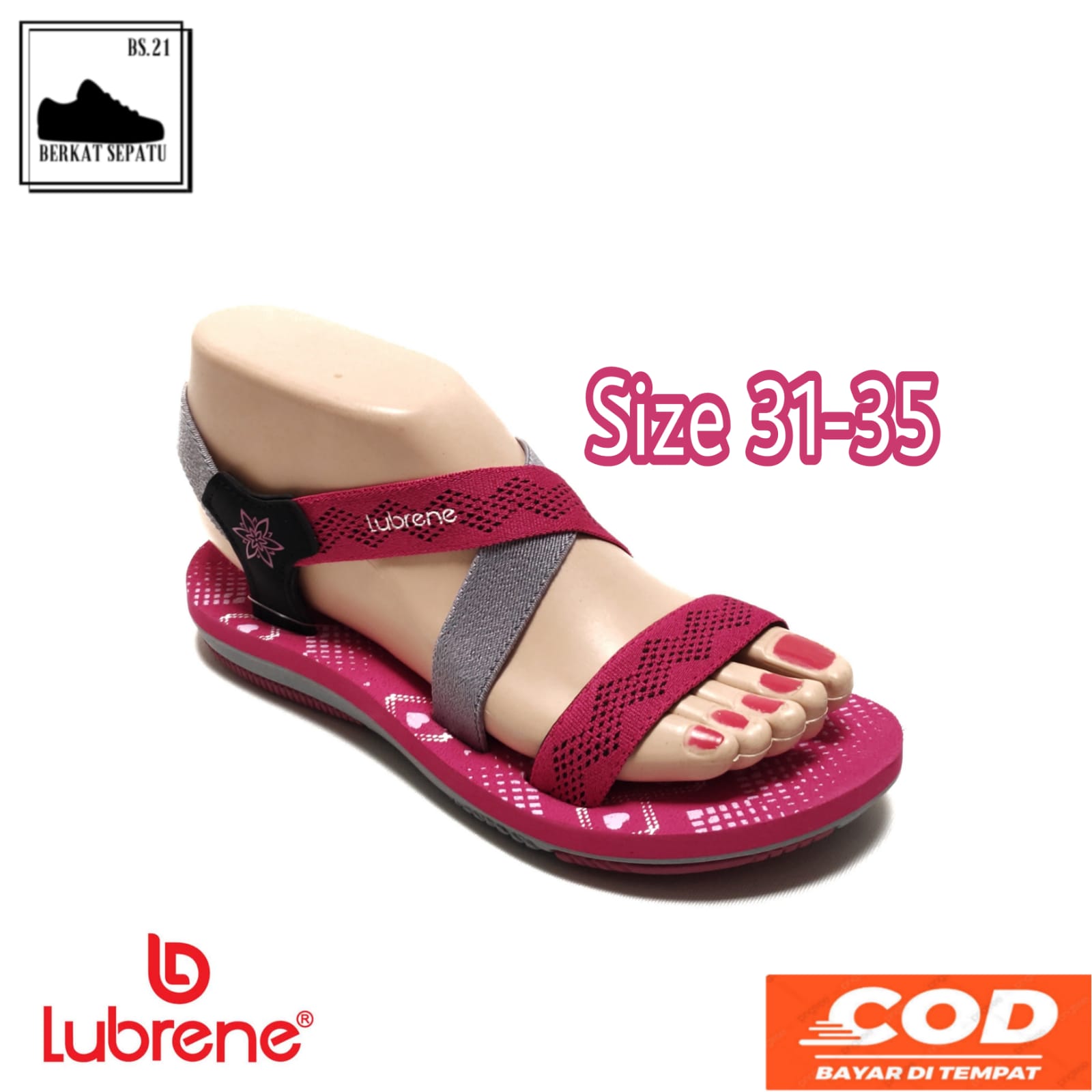Sandal Gunung Anak Perempuan Super Kuat Lubrene Lidra-LT Sandal