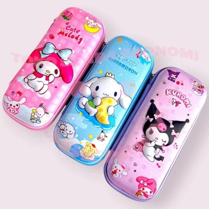 KOTAK PENSIL Anak Karakter Gambar Timbul Emboss 3D Lucu Pencil Case ...