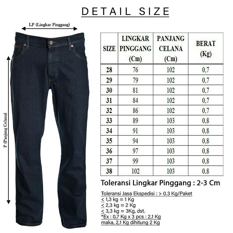 Lingkar Pinggang Jeans 33 Celana Jeans Pria Reguler Panjang Black 29