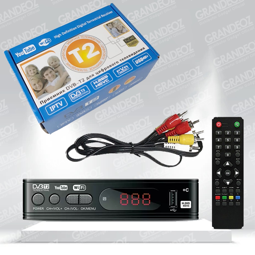 BIEN7 Set Top Box Antena TV Digital + Booster Amplifier Analog