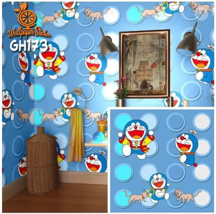 The Matrix Wpsdorapolka Wallpaper Doraemon Polkadot Biru Baru 2020 Ruang Tamu Kamar Tidur Elegan Dewasa Anak