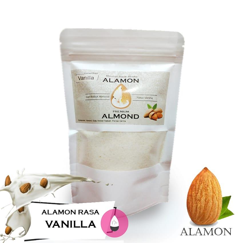 Alamon VANILLA Susu Almond Bubuk / ASI Booster & Brain Nutrition