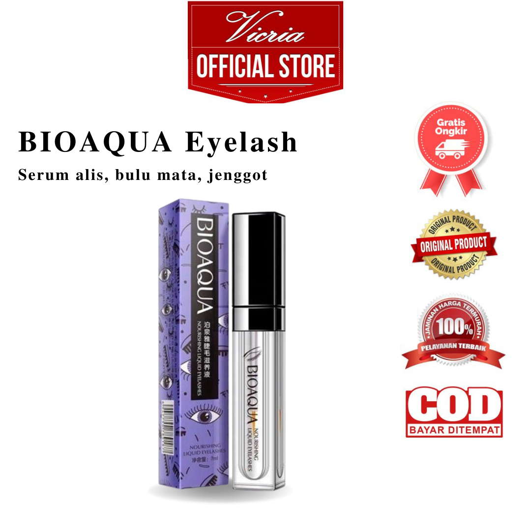 Bioaqua eyelash serum pemanjang penumbuh bulumaya alis rambut jenggot