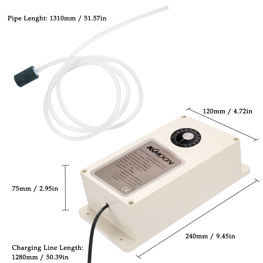 Multifunctional Home Water Air Purifier 2000mg/h Portable Oz-one Machine