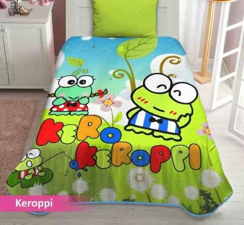 Selimut Motif Keropi 3D Kualitas Import ukr 150x200